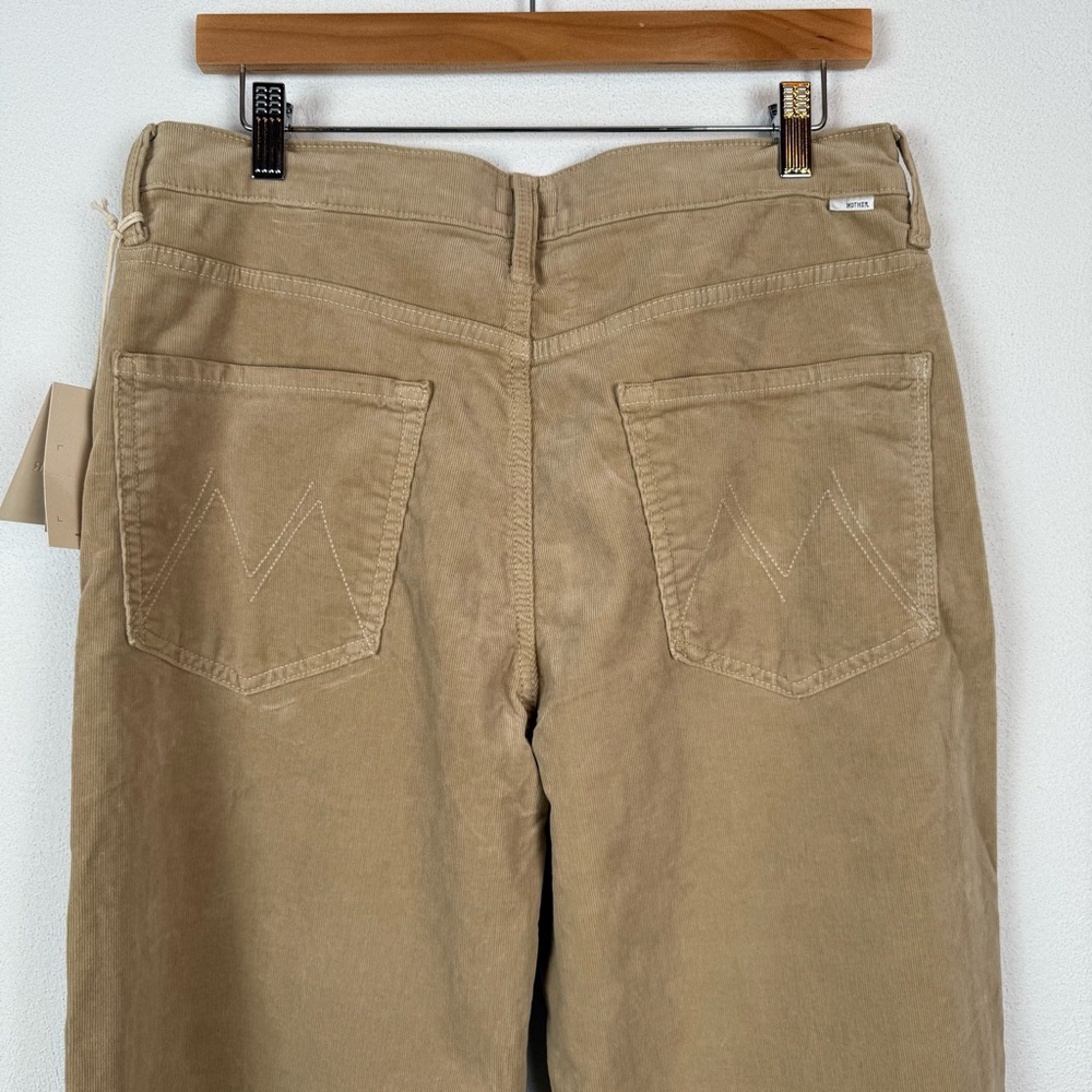NWT Mother The Dodger Sneak Slouchy Straight Leg Pants in Taos Taupe 30 - Picture 6 of 12
